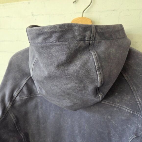 Lululemon Scuba Hoodie Pullover Sweatshirt Size 4 Washed Purple Thumbholes - Picture 8 of 11